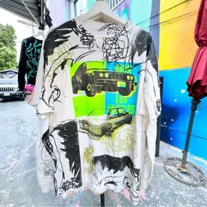 Custom E30 Bimmer Abstract Art Vintage T-Shirt Size Large Daniel Calderon